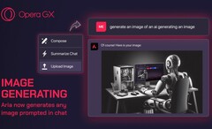 Opera GX ha migliorato la generazione di immagini (Fonte: Opera News)