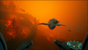 Nella foto, uno screenshot del gameplay di Subnautica 2: Una schermata di gioco di Subnautica 2.