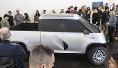 TELO ha presentato all'inizio di questa settimana il suo piccolo prototipo di pick-up elettrico. (Fonte: TELO)