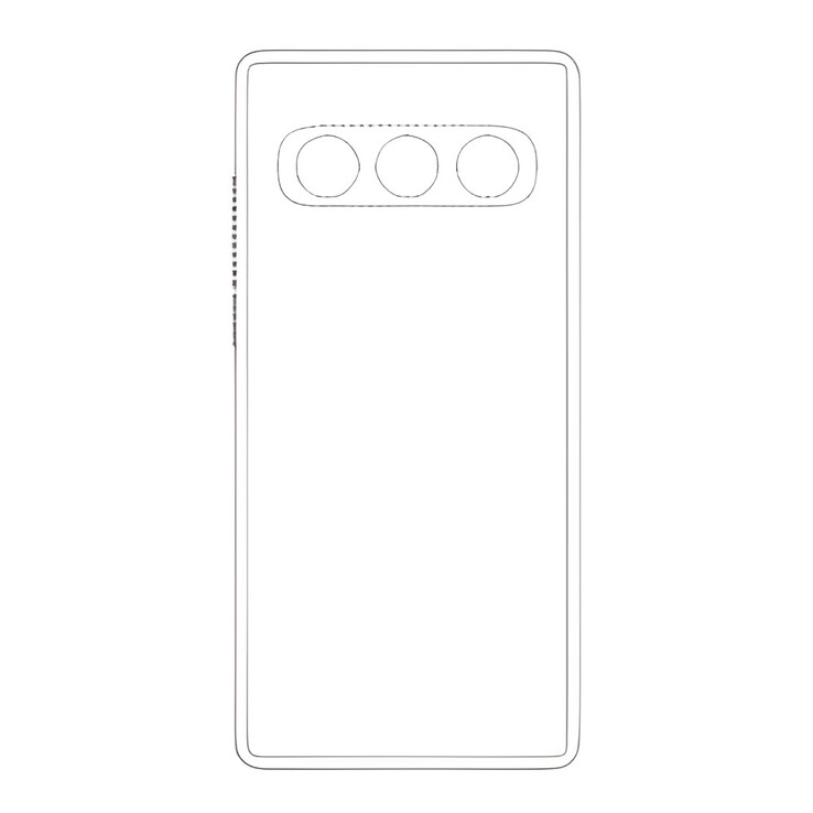 Il presunto design della fotocamera del Galaxy S27 Ultra tratto dalla banca dati dei disegni e modelli dell’OMPI.