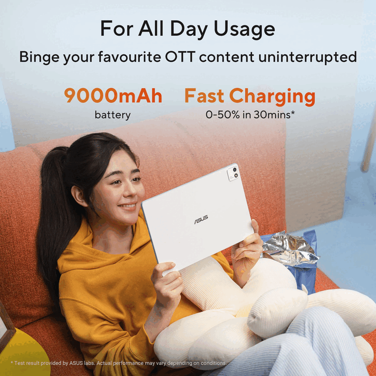 Il Pad T3201 vanta una batteria da 9.000 mAh di buona capacità