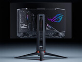 L'ultimo monitor gaming da 27 pollici di Asus adotta il suo accattivante linguaggio di design semitrasparente. (Fonte: Asus)