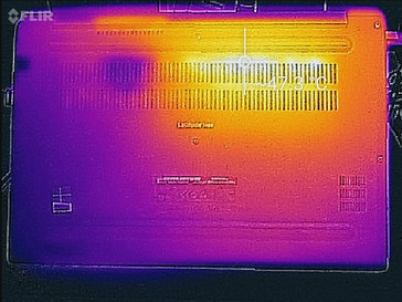 Temperature carico massimo (lato inferiore)