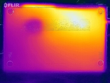 Test di stress sulle temperature di superficie (lato inferiore)