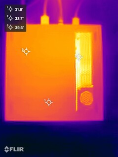 Minisforum MS-02 Ultra stress test (lato inferiore)