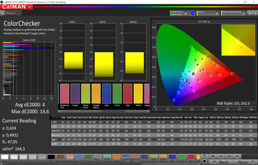 Colori misti (calibrata, spazio colore target: sRGB)