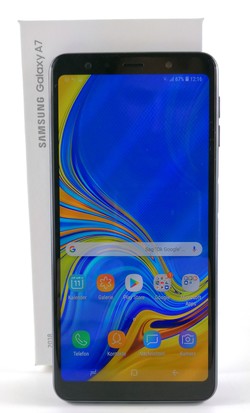 Recensione: Samsung Galaxy A7 (2018). Dispositivo di test fornito da notebooksbilliger.com