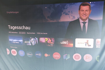 Schermo di proiezione all'aperto (luce diurna) (Fonte: Daniel Schmidt)