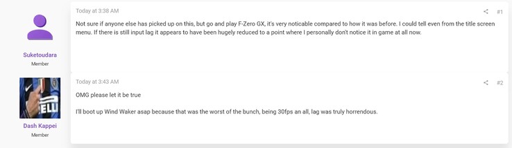 I miglioramenti dell'emulatore GameCube sono stati discussi sui forum di ResetEra (Fonte immagine: screenshot, forum di ResetEra)