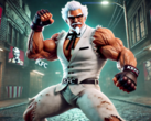 L'idea del Colonnello Sanders come combattente giocabile è stata respinta da KFC e dai capi del direttore della serie. (Fonte immagine: Dall-E 3)