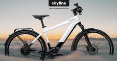La e-bike Priority Skyline è dotata di un cambio intelligente a 12 velocità Pinion C1.12i (Fonte: Priority)