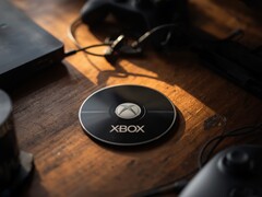 Un disco Xbox visibile sul desktop