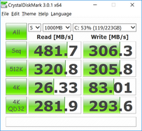 CrystalDiskMark 3.0 (SSD)