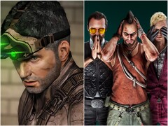 Sam Fisher di Splinter Cell: Blacklist (a sinistra) e i cattivi della serie Far Cry.