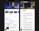 Le trascrizioni di YouTube in un modo nuovo. (Fonte: Android Police)