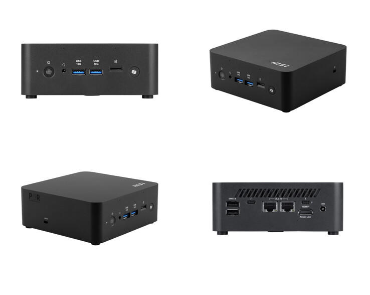 Il mini PC Cubi di MSI offre un'ampia gamma di opzioni I/O. (Fonte: MSI)