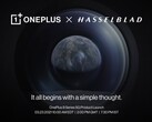 Gli smartphones della serie OnePlus 9 saranno i primi a debuttare con una nuova partnership con Hasselblad. (Immagine: OnePlus)