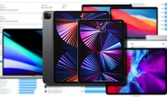 Il 2021 Apple iPad Pro con chip M1 ha dimostrato il suo valore prestazionale nei recenti test di Geekbench. (Fonte immagine: Apple/Geekbench - modificato)