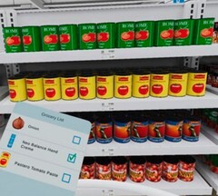 Il simulatore di spesa virtuale del supermercato Cleaveland può rilevare il declino cognitivo-motorio. (Fonte: articolo di MM Lewis et al. via Frontiers in Virtual Reality)