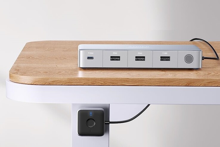 La docking station USB-C (switch KVM) Anker 553. (Fonte: Amazon)