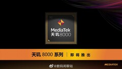 Un teaser della Dimensity 8000. (Fonte: MediaTek)