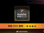 Un teaser della Dimensity 8000. (Fonte: MediaTek)