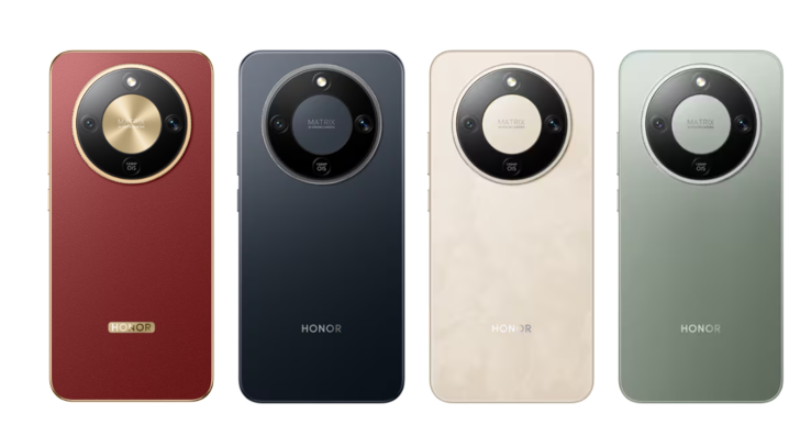 Honor X9d è disponibile nei colori nero notte, marrone rossiccio, oro alba e verde bosco (Fonte: Honor)