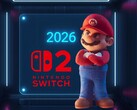 Un Mario in 3D che guarda il calendario di Switch 2 del 2026 (Fonte: Nintendo of America con modifiche)