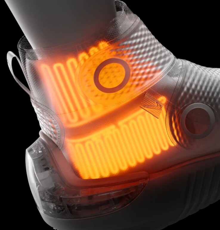 L'Hyperboot utilizza vesciche d'aria doppie ed elementi riscaldanti per consentire agli atleti di recuperare più velocemente. (Fonte: Hyperice)