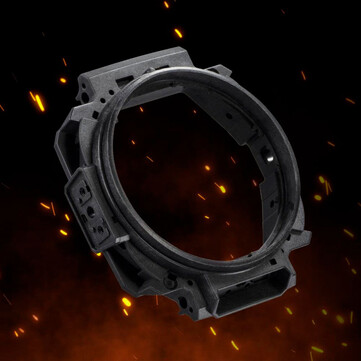 L'orologio è dotato di una cassa resistente alle fiamme. (Fonte: Casio / David et Philly)