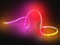 L&#039;inedito Philips Hue Outdoor Gradient Lightstrip (nella foto) potrebbe essere un modello particolarmente luminoso. (Fonte: Smartlights.de)