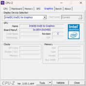 CPU-Z: Grafica Intel