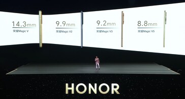 L'evoluzione degli smartphone pieghevoli di Honor.