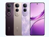 Vivo V50 Lite 5G è disponibile nei colori nero, oro e viola (fonte: Vivo)