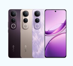 Vivo V50 Lite 5G è disponibile nei colori nero, oro e viola (fonte: Vivo)