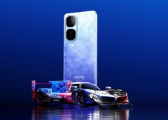 L&#039;iQOO Neo 10 Pro+ presenta un elegante retro stampato a pixel. (Fonte: Vivo)