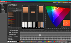 ColorChecker prima della calibrazione