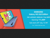 Samsung presenta in anteprima il "nuovo" Galaxy M21. (Fonte: Samsung)