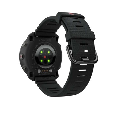 Lo smartwatch Polar ha diversi sensori ottici (fonte: Polar)