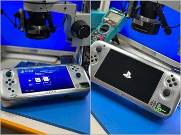 Schermata iniziale della PS4 portatile V2.