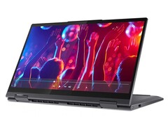 Il Core i5 Tiger Lake del Lenovo Yoga 7i è alla pari con il Core i7, ma la sua grafica Iris Xe è molto indietro (Fonte immagine: Lenovo)