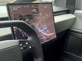 L'interfaccia utente del Cybertruck (immagine: TeslaTownTexas/TikTok)