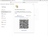 La funzione di sincronizzazione e backup di DuckDuckGo in azione (Fonte: Own)