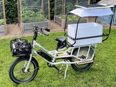 Una e-bike fai-da-te a energia solare può supportare carichi fino a 350 libbre (~159 kg). (Fonte: Electrek)