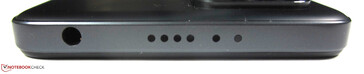 Sulla parte superiore: IR blaster, microfono, jack audio da 3,5 mm