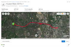 GPS test: Huawei Mate 30 Pro - Panoramica