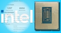 Un processore Intel Alder Lake a 14 core ha fatto un giro su Geekbench 5 con risultati intriganti. (Fonte immagine: Intel/Geekbench/VideoCardz - modificato)