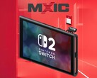 Il logo Macronix sopra la scheda Game-Key di Switch 2 (Fonte immagine: Macronix, Nintendo of America con modifiche)