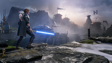 Un'immagine che mostra un paesaggio in Star Wars Jedi: Fallen Order. (Fonte: Steam)