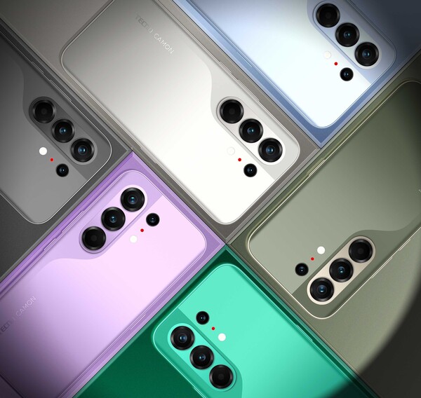 La serie Camon 50 è disponibile in una gamma di colori.